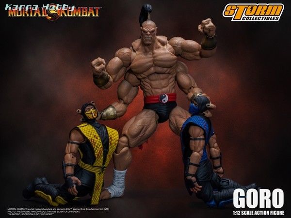 Now Available: Goro - Mortal Kombat 1:12 Action Figure by Storm Collectables