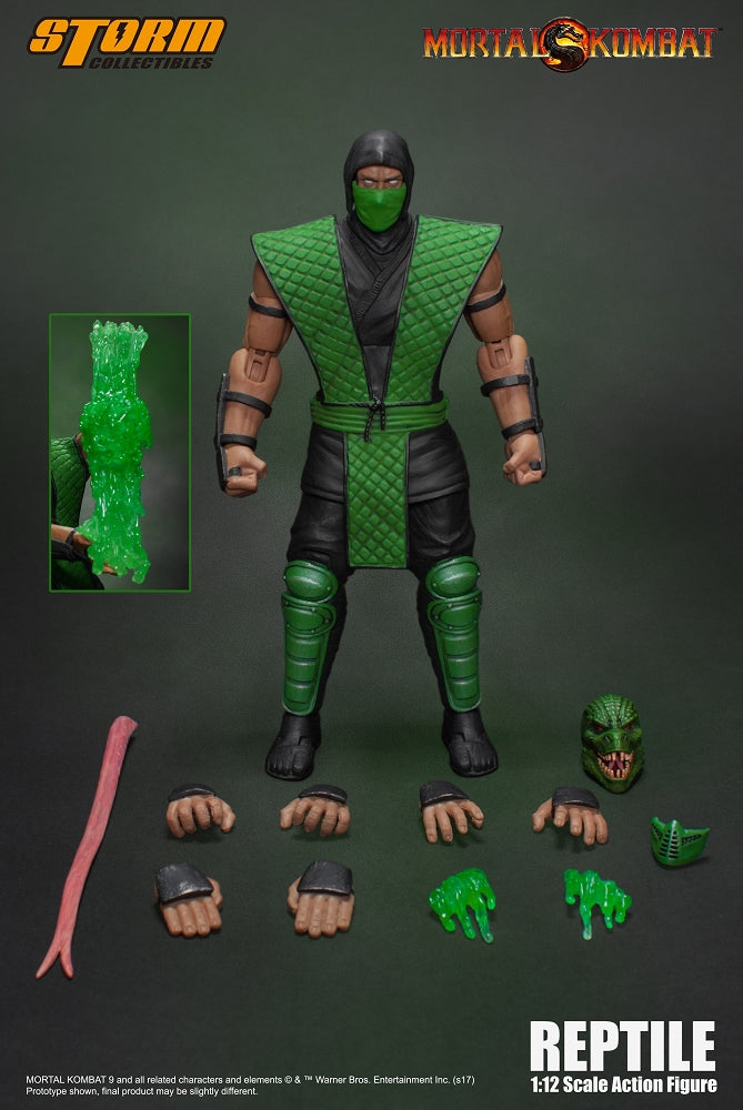 Coming Soon: Reptile - Mortal Kombat 1:12 Action Figure by Storm Collectibles
