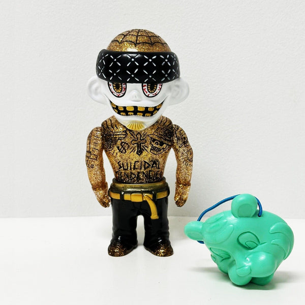 New Year New Gold - El Loco SKUM Sofubi Suicidal Tendencies x Black Bo