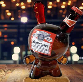 Sketweiser 8” Custom Resin Dunny by Sket-One