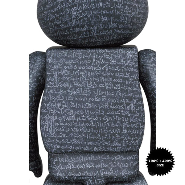 BE@RBRICK &quot;The Rosetta Stone&quot;100％ &amp; 400% Medicom The British Museum 400% + 100% Bearbrick Be@rbrick