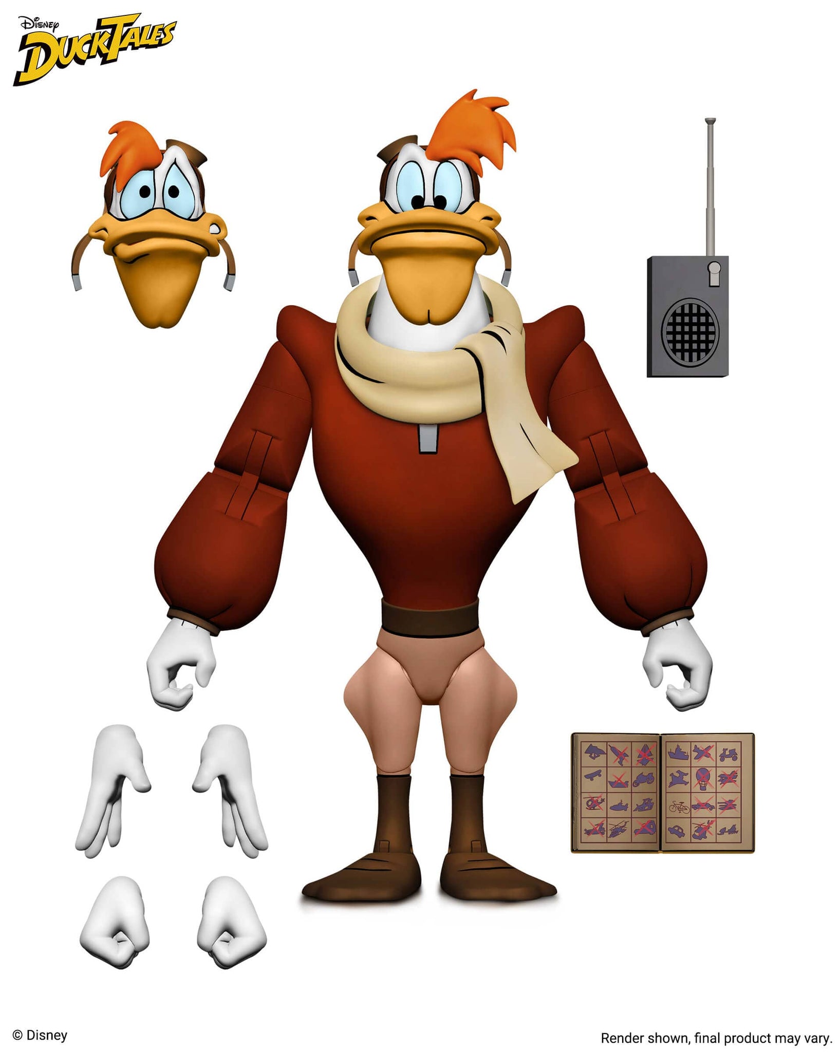 Launchpad McQuack DuckTales Ultimates Action Figure NECA