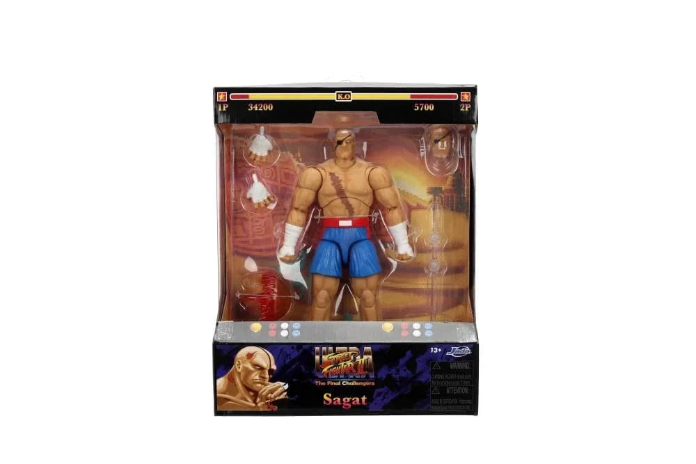 Sagat - Ultra Street Fighter II Action Figure 1/12 Scale by Jada Toys