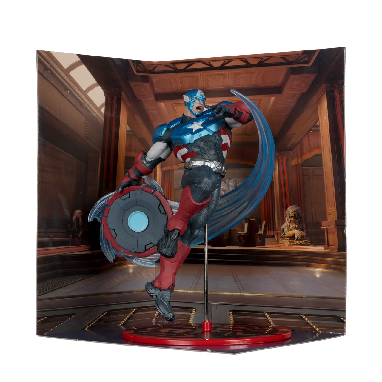 Captain America Marvel Rivals 1:10 Scale Collectible Figure by McFarlane Toys