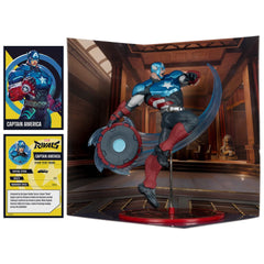 Captain America Marvel Rivals 1:10 Scale Collectible Figure by McFarlane Toys