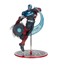 Captain America Marvel Rivals 1:10 Scale Collectible Figure by McFarlane Toys