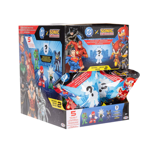Sonic x DC Full Case Pack 2.5 inch Wave 2 Blind Bags Jakks Pacific