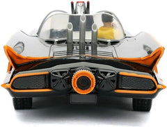Batman 1966 TV Series Batmobile 1:24 Scale Vehicle with Figures by Jada Toys