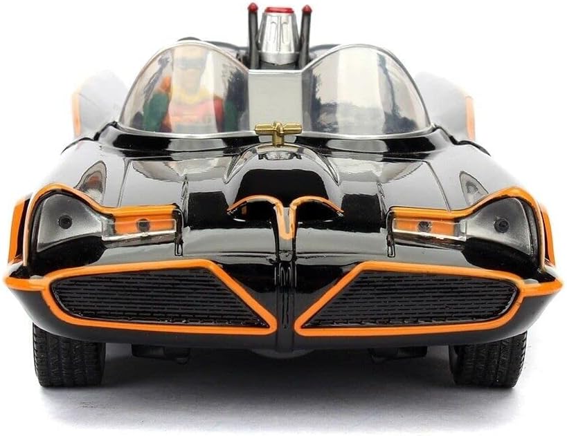 Batman 1966 TV Series Batmobile 1:24 Scale Vehicle with Figures by Jada Toys