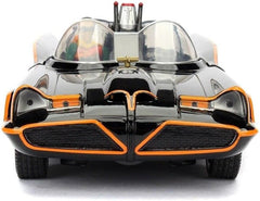 Batman 1966 TV Series Batmobile 1:24 Scale Vehicle with Figures by Jada Toys