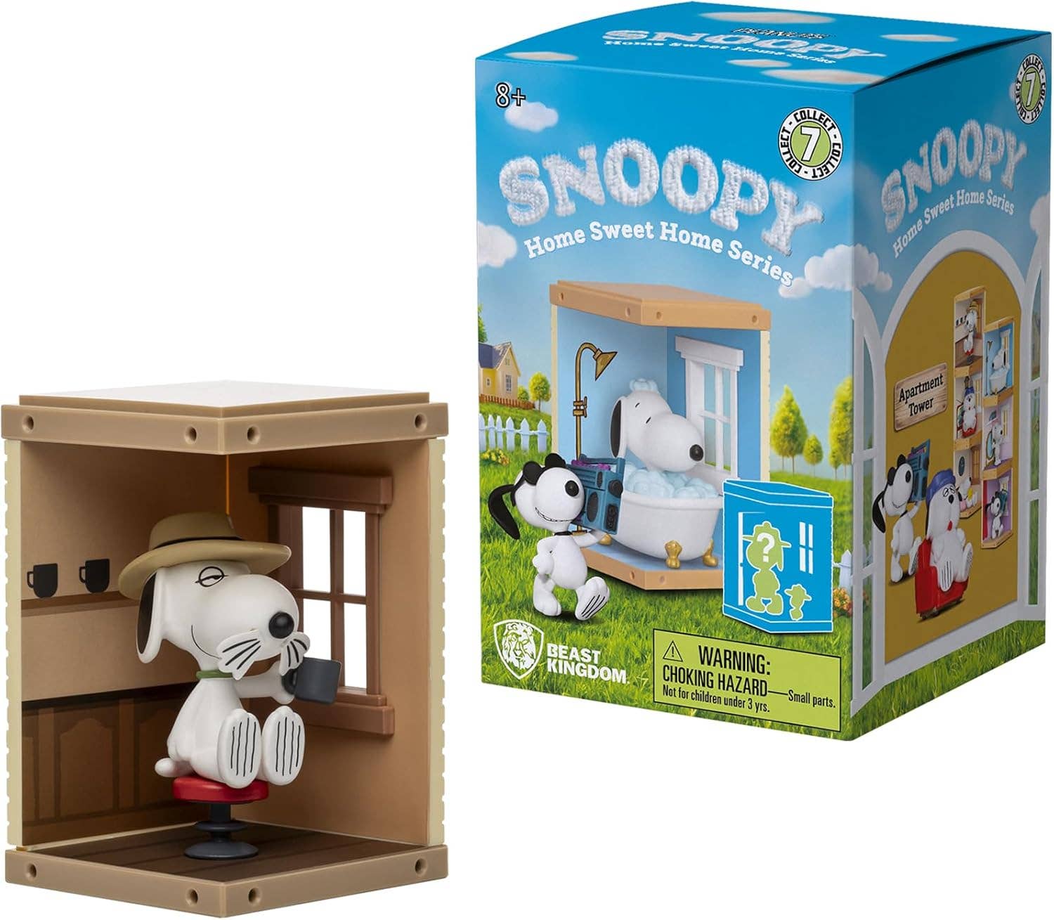 Snoopy YuMe Hero Box Blind Box Home Sweet Home Series - 6PDQ