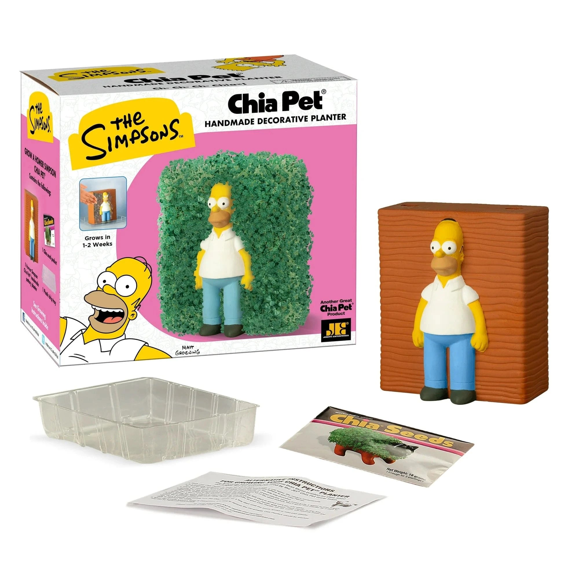 Homer in Hedges - The Simpsons Chia Pet