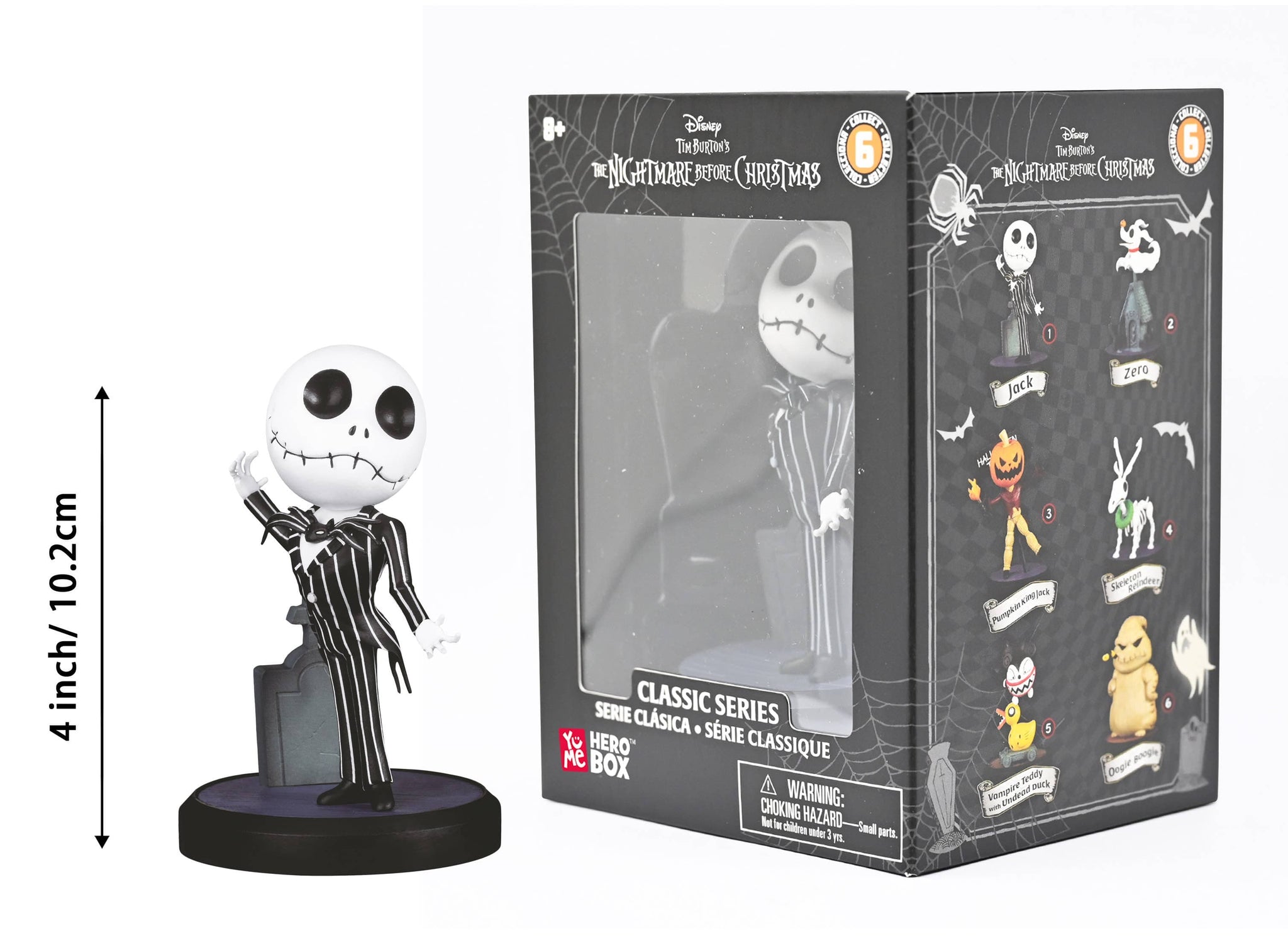 Disney The Nightmare Before Christmas Window Box Mini Figures Case of 6 by YuMe