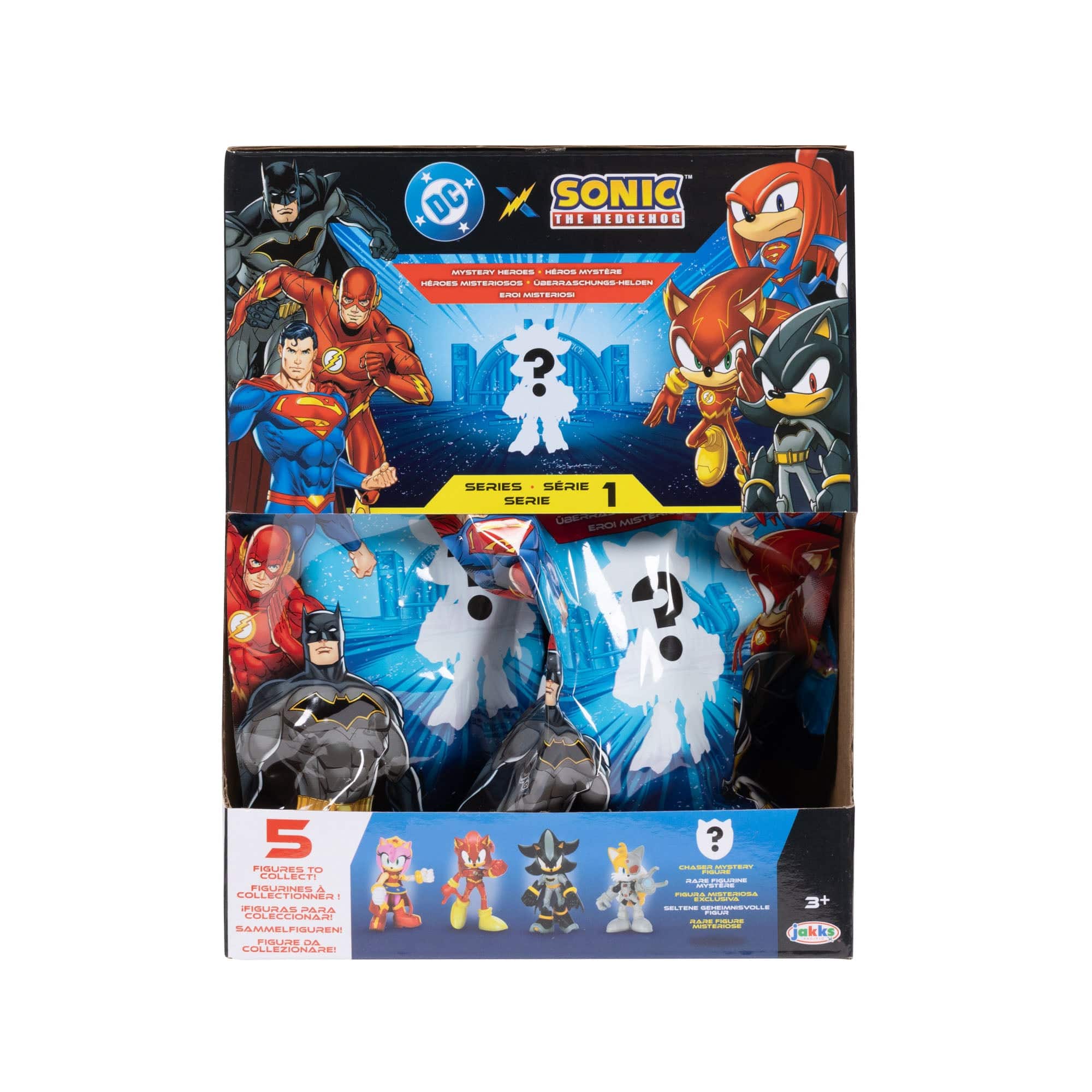 Sonic x DC Full Case 2.5 inch Wave 1 Blind Bag  Pack Jakks Pacific