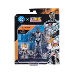Tails and Cyborg 5 inch + 2.5 inch Wave 2 Multi Pack Sonic x DC Jakks Pacific