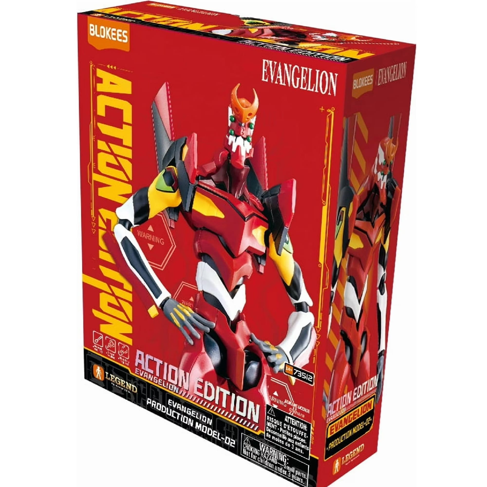 Evangelion Production Model-02 Action Edition Blokees