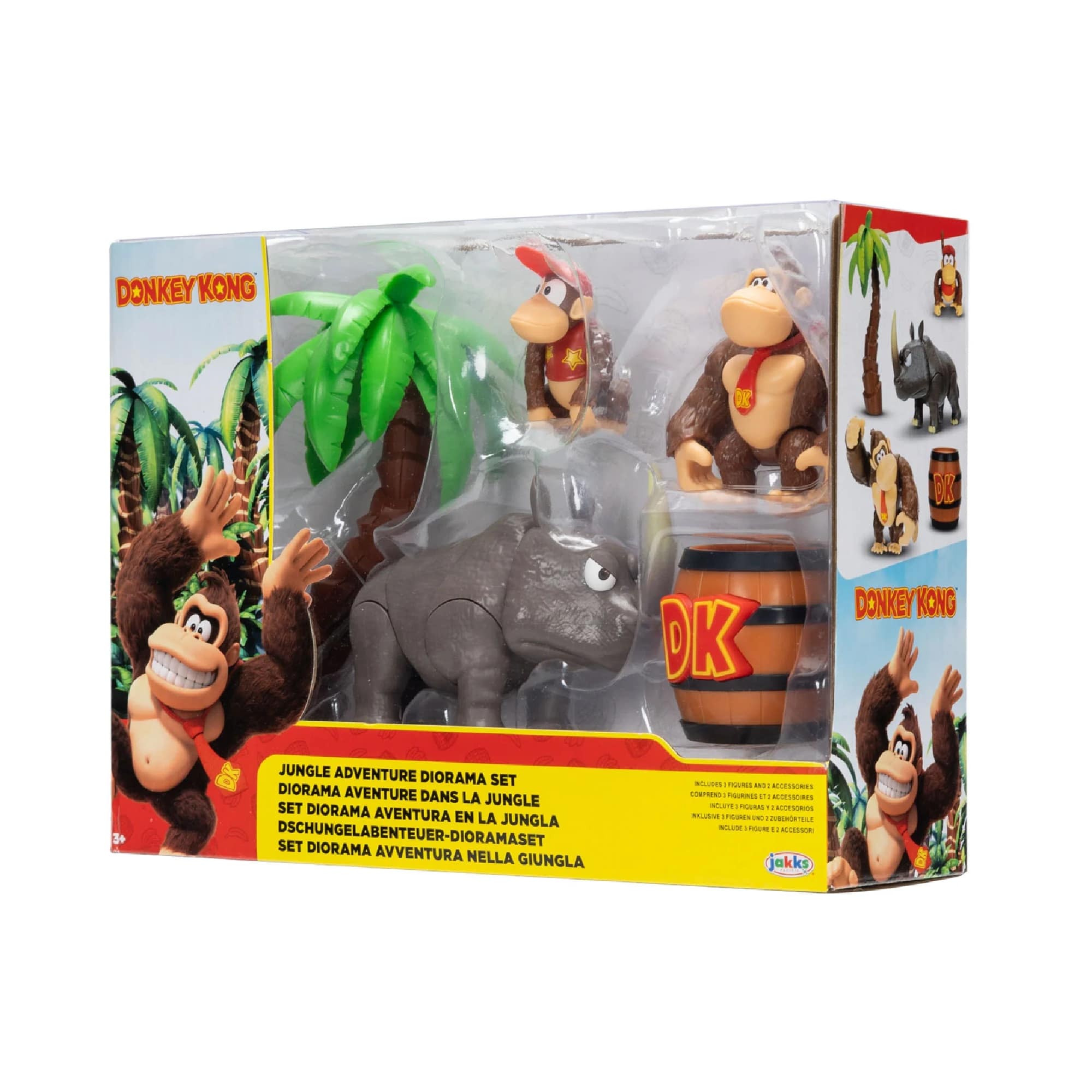Donkey Kong Adventure Diorama 2.5-Inch Figure Set by JAKKS Pacific