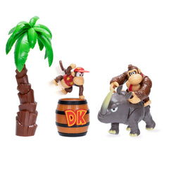 Donkey Kong Adventure Diorama 2.5-Inch Figure Set by JAKKS Pacific