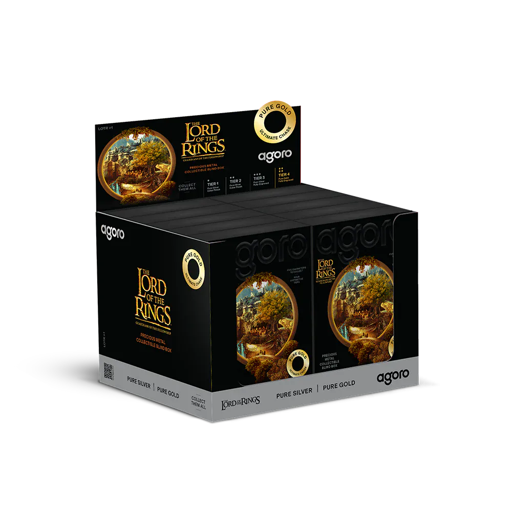 The Lord of the Rings 5g Silver Foil Blind Box by Agoro