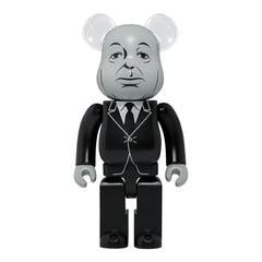 Alfred Hitchcock 400% + 100% Bearbrick by Medicom