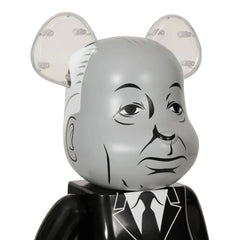 Alfred Hitchcock 400% + 100% Bearbrick by Medicom