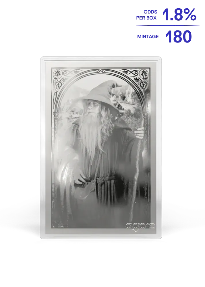 The Lord of the Rings 5g Silver Foil Blind Box by Agoro