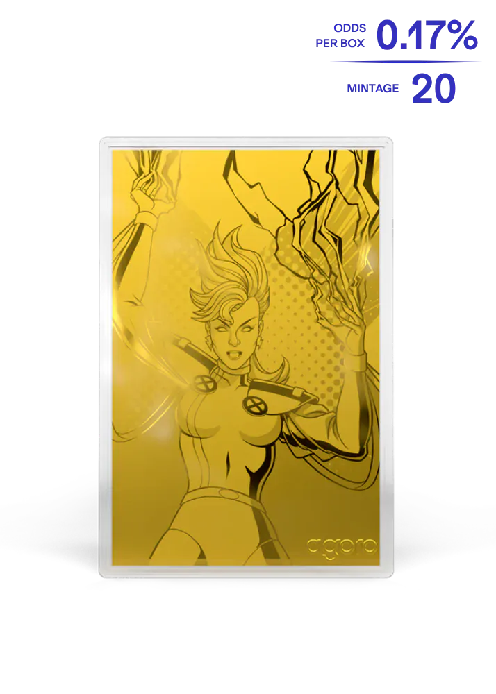 Marvel X-Men '97 Heroes 5g Silver Foil Blind Box by Agoro