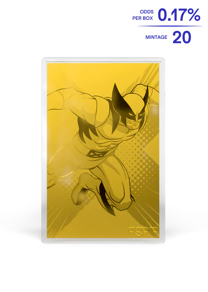 Marvel X-Men '97 Heroes 5g Silver Foil Blind Box by Agoro
