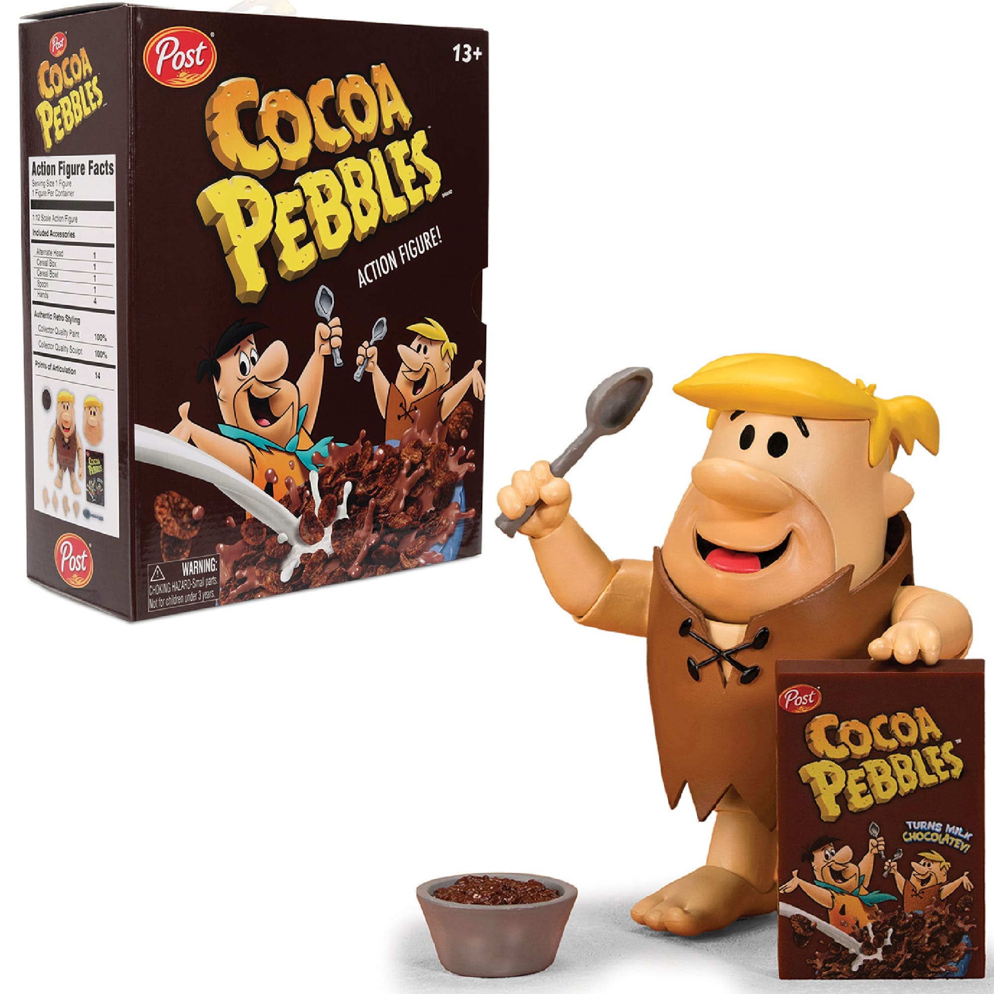 Barney Rubble - Cocoa Pebbles 1/12 Scale Action Figure Jada Toys