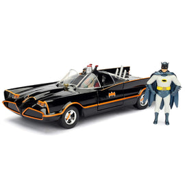 Batman 1966 TV Series Batmobile 1:24 Scale Vehicle with Figures by Jada Toys