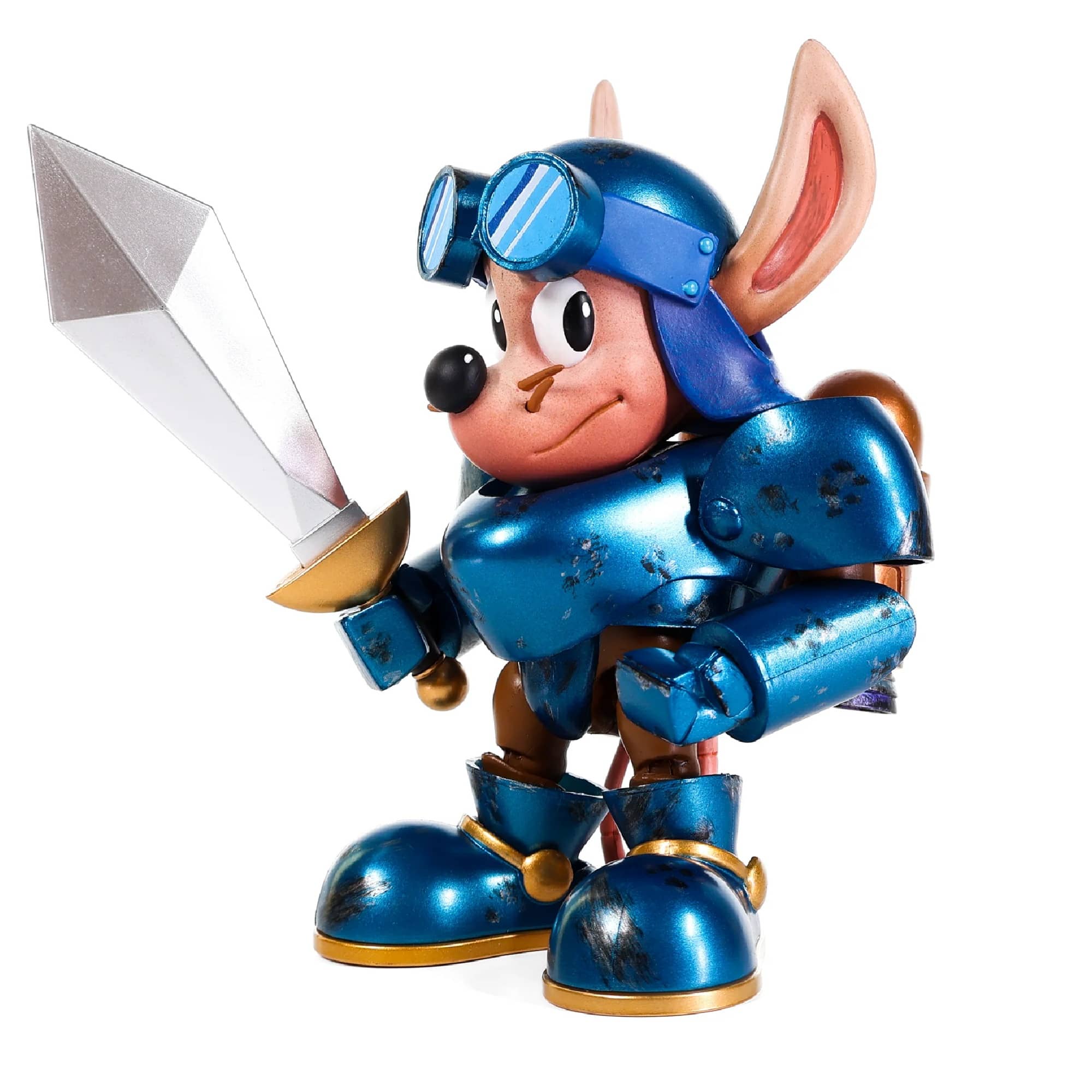 Rocket Knight Adventures Sparkster Battle Damaged Sig. Series 1:12 Figure Premium DNA