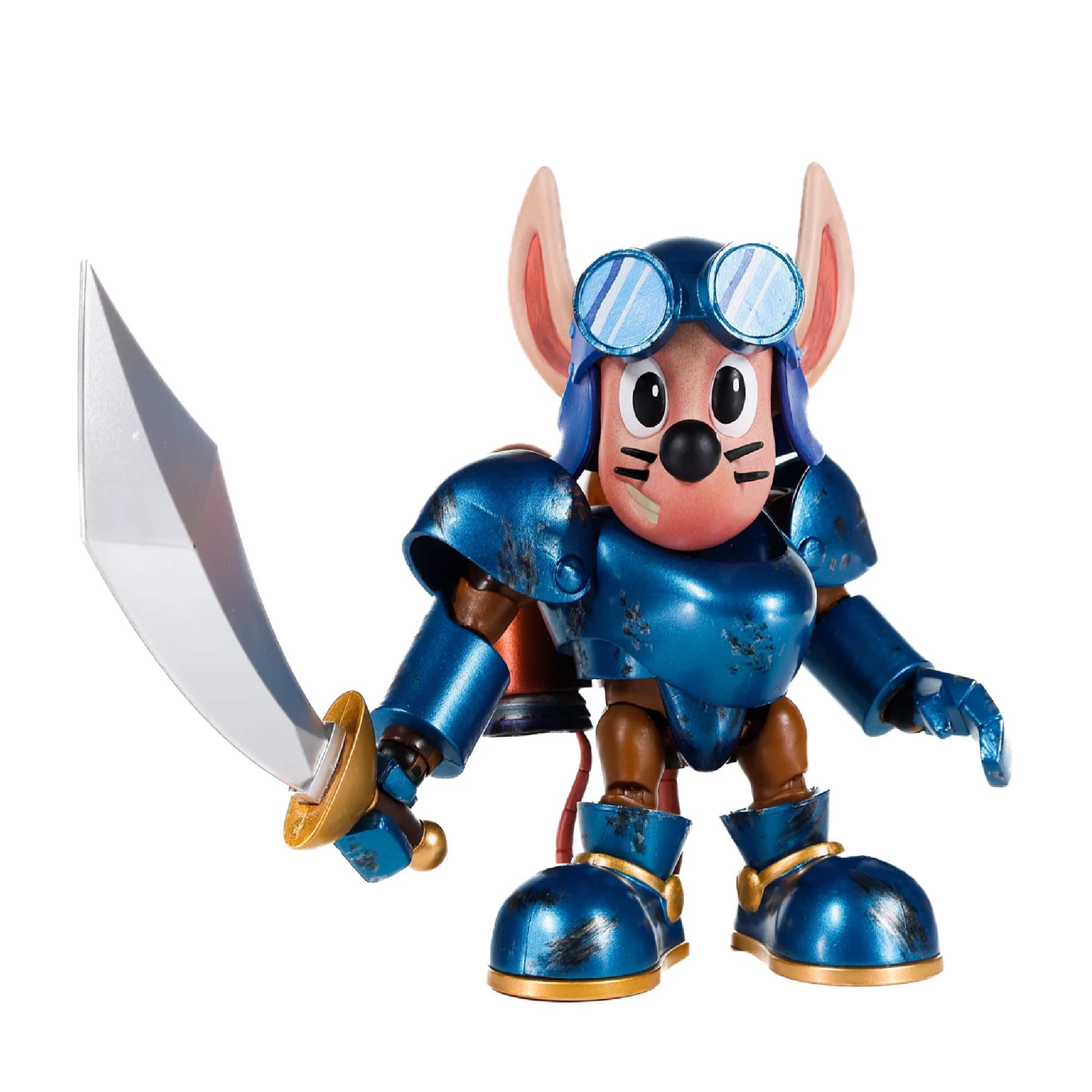 Rocket Knight Adventures Sparkster Battle Damaged Sig. Series 1:12 Figure Premium DNA