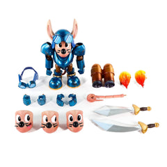 Rocket Knight Adventures Sparkster Battle Damaged Sig. Series 1:12 Figure Premium DNA