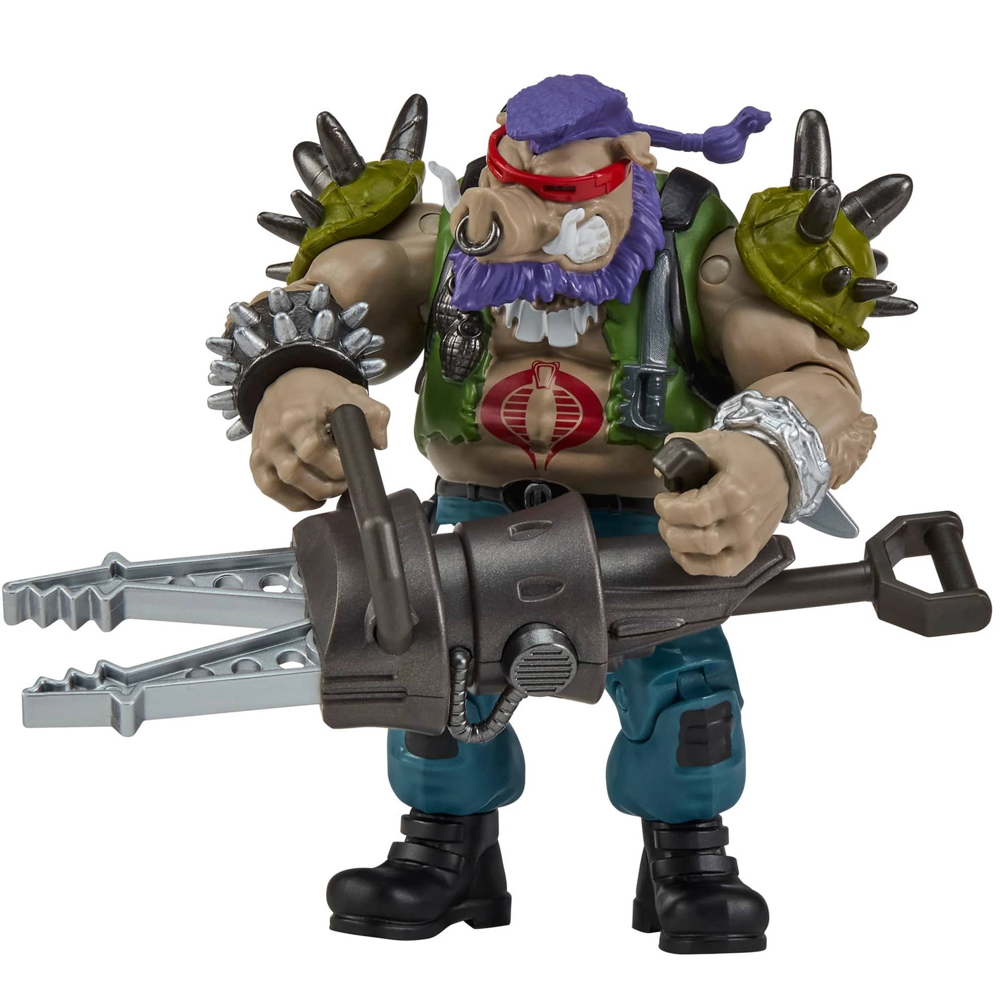 Bebop as Ripper - TMNT x G.I. Joe Action Figure with Accessories by Playmates Toys