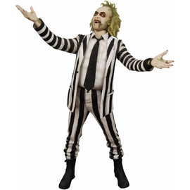 Beetlejuice (1988) Striped Suit 1/4 Scale Figure by NECA
