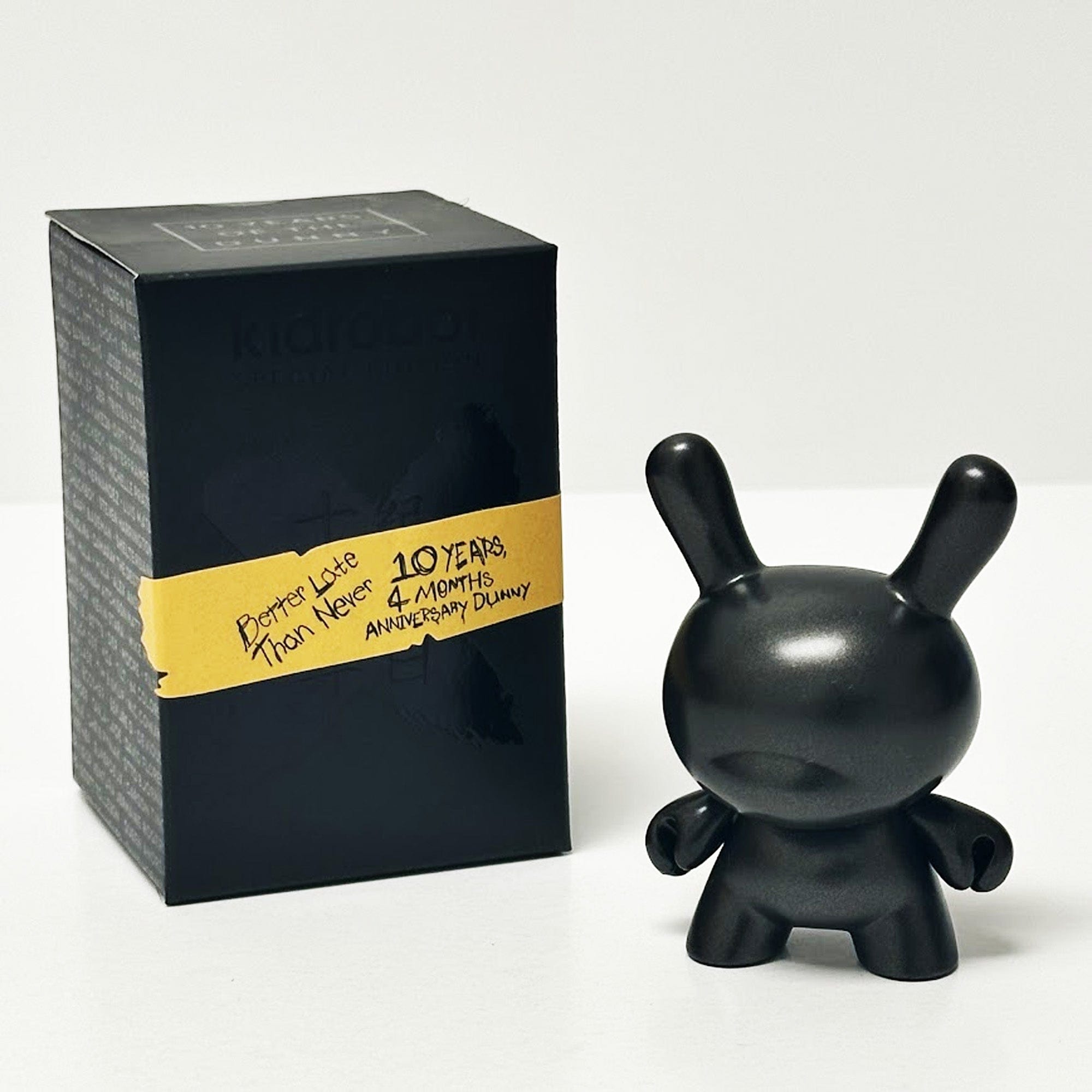 Black 10 Year Anniversary Dunny by Kidrobot
