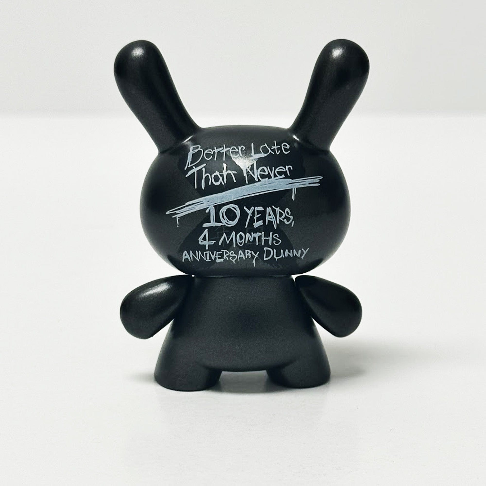 Black 10 Year Anniversary Dunny by Kidrobot