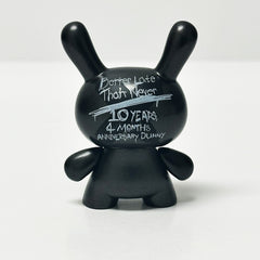 Black 10 Year Anniversary Dunny by Kidrobot