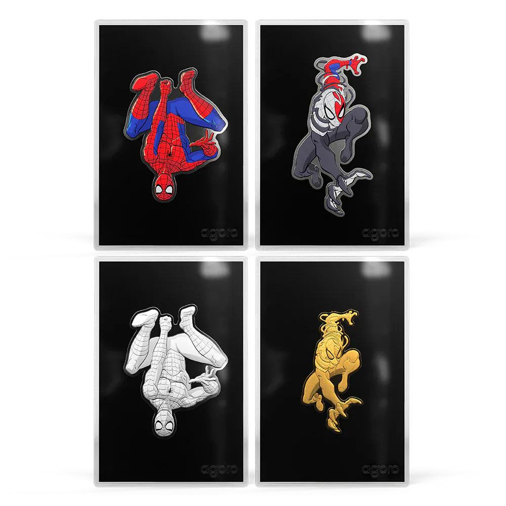 Marvel Spider-Man Transforms 1/2 oz Silver Coin Blind Box by Agoro