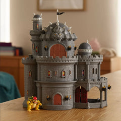 Deluxe Bowser Castle Set Super Mario Galaxy Movie Jakks Pacific