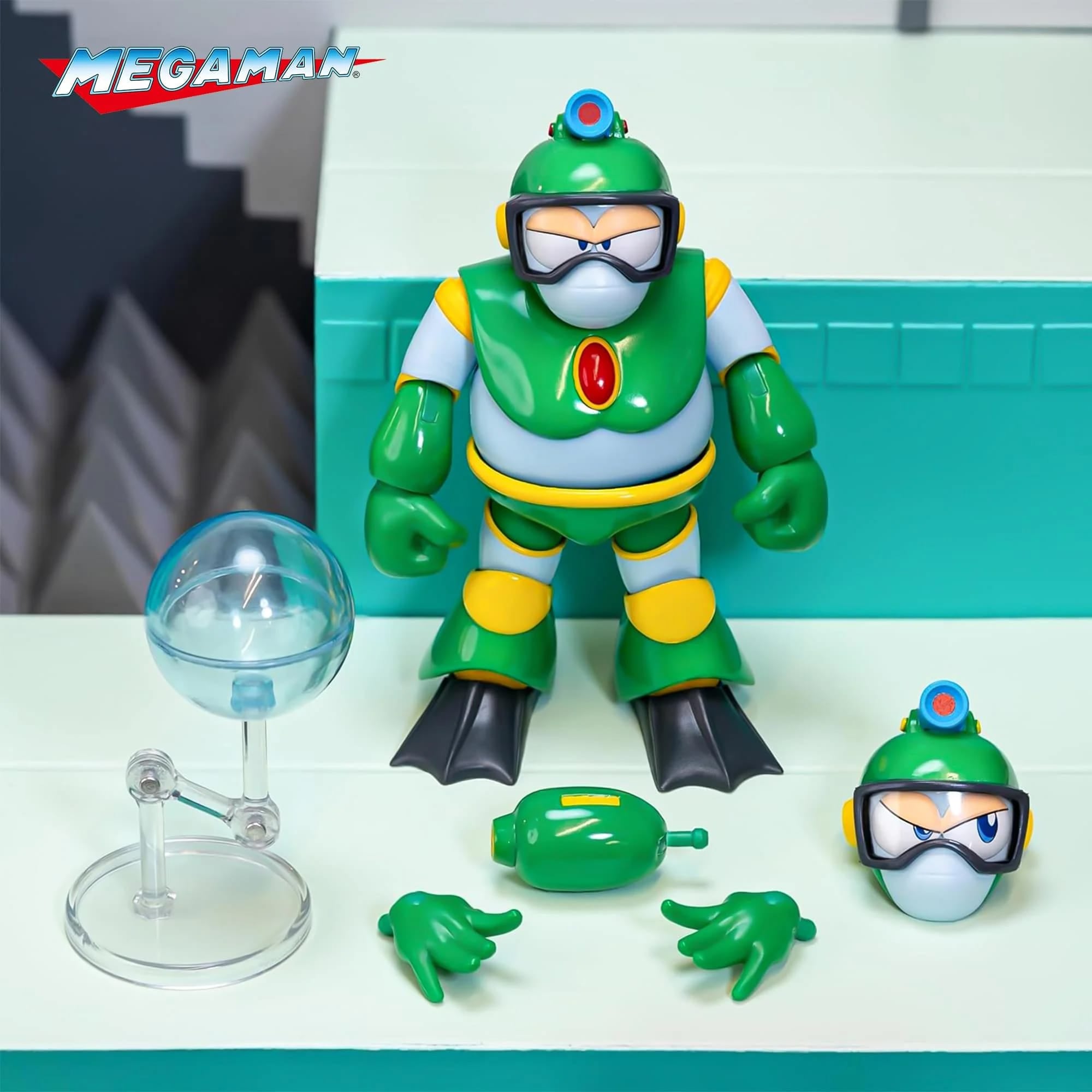 Bubble Man Deluxe Mega Man 1/12 Scale Action Figure by Jada Toys