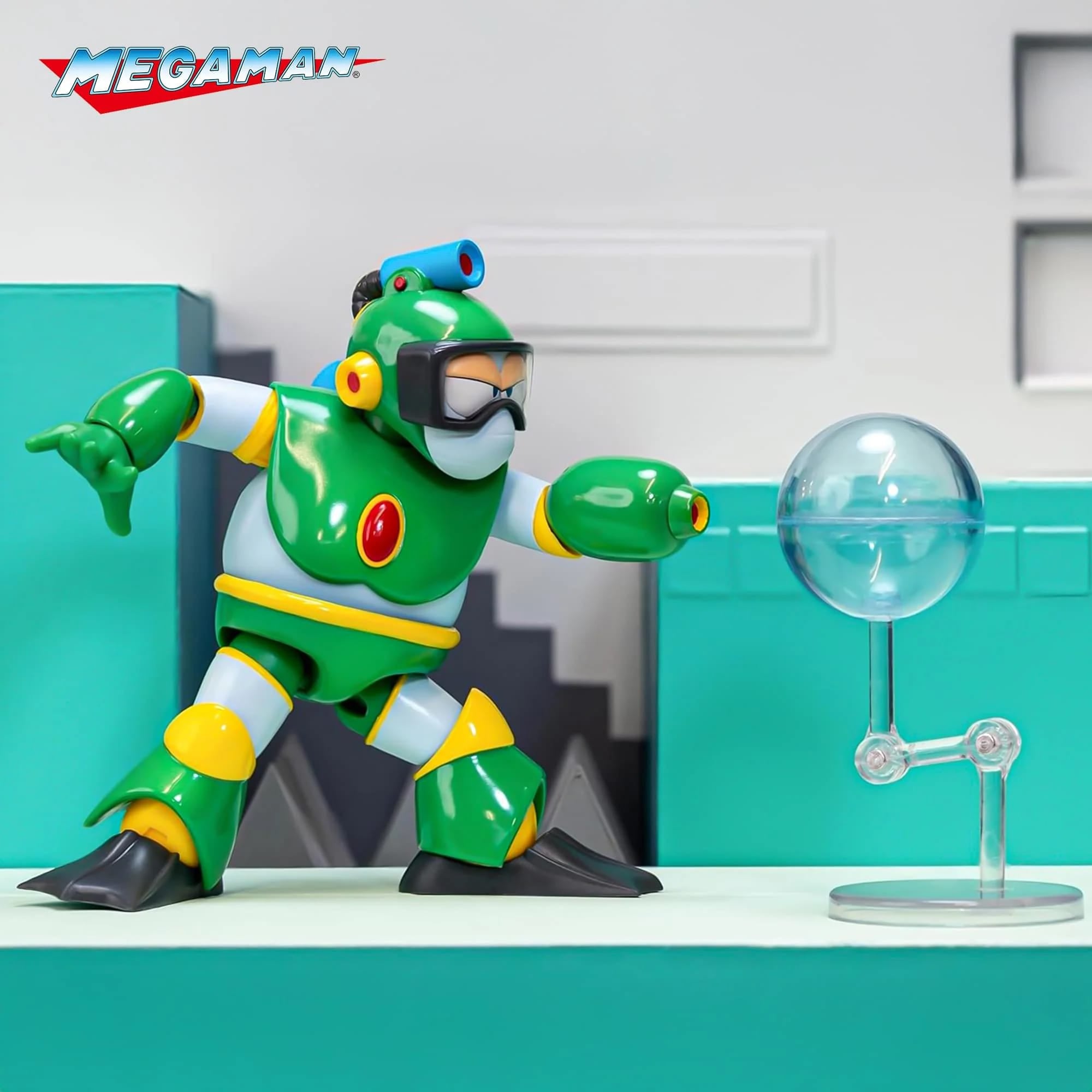 Bubble Man Deluxe Mega Man 1/12 Scale Action Figure by Jada Toys