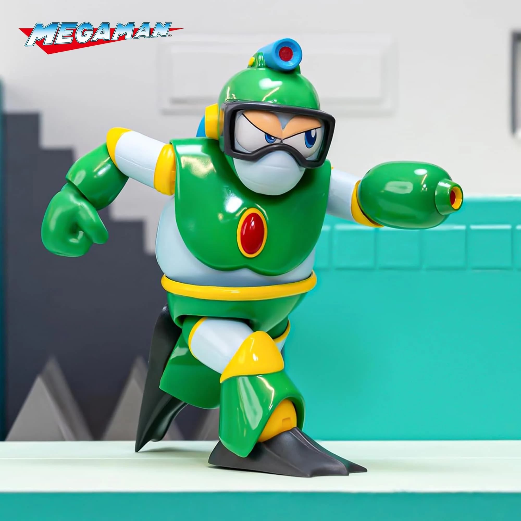 Bubble Man Deluxe Mega Man 1/12 Scale Action Figure by Jada Toys