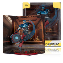 Captain America Marvel Rivals 1:10 Scale Collectible Figure by McFarlane Toys