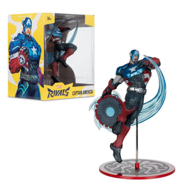 Captain America Marvel Rivals 1:10 Scale Collectible Figure by McFarlane Toys