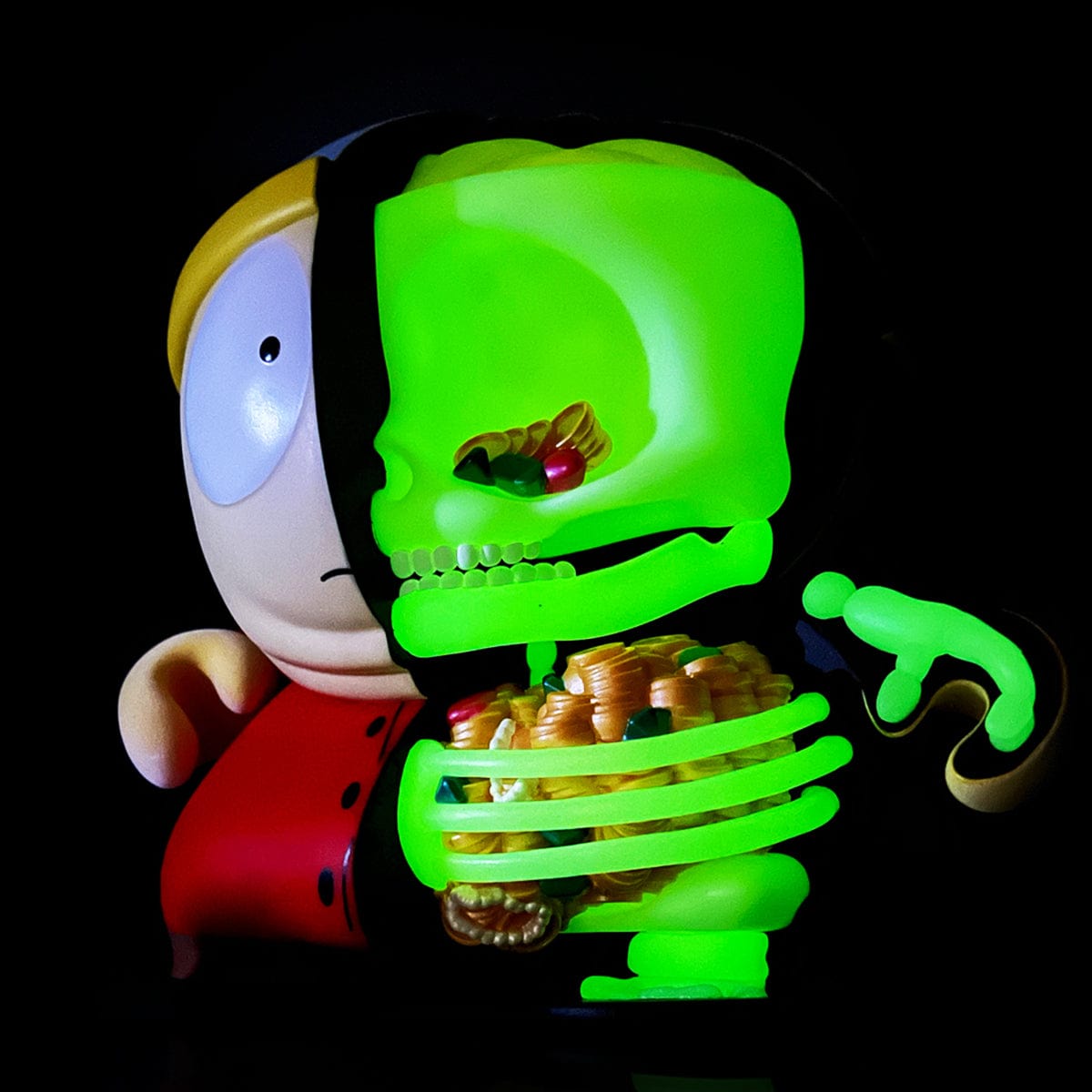 Cartman Anatomy GID Figure - South Park x Kidrobot - IamRetro Exclusive