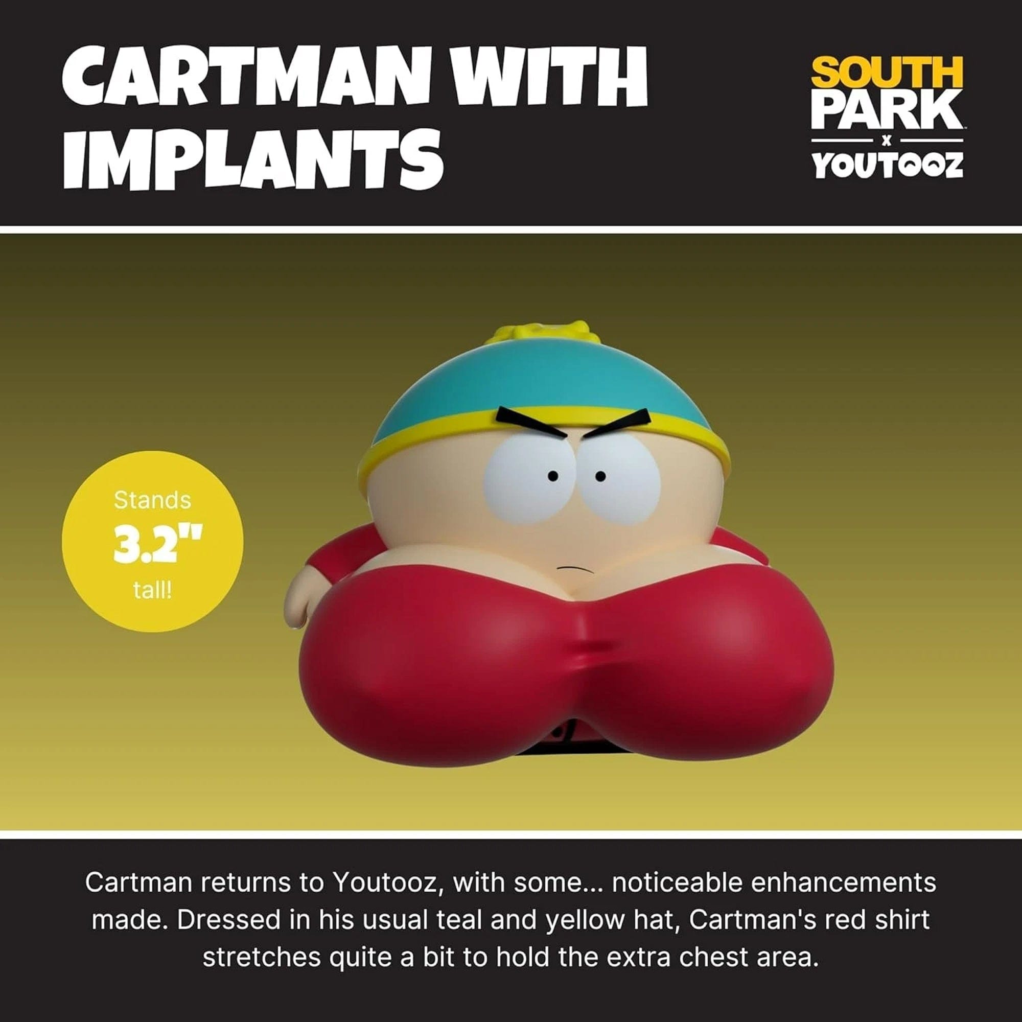 Cartman with Implants South Park x Youtooz Figure