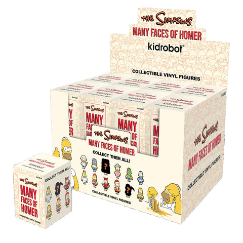 The Simpsons Many Faces of Homer Mini Figure Series Sealed Case Kidrobot