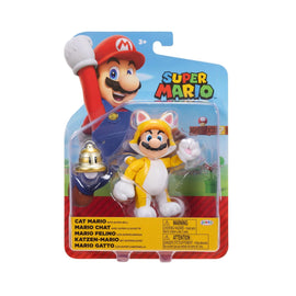 Cat Mario - Super Mario Nintendo 4" Figure Wave 48 Jakks Pacific