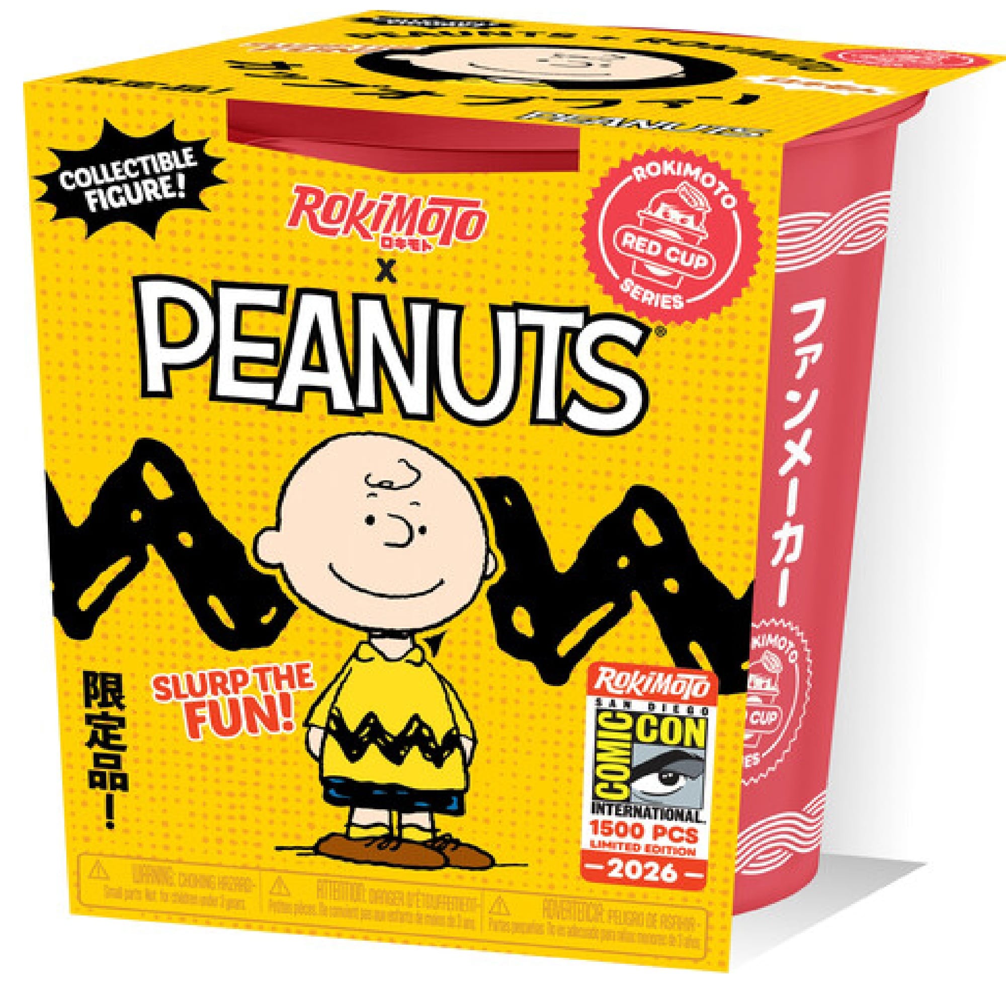 Charlie Brown - Rokimoto Cup of Fun SDCC 2026 Exclusive Figure (Styles May Vary)